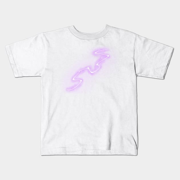 Pink Lighting Kids T-Shirt by 00becca18